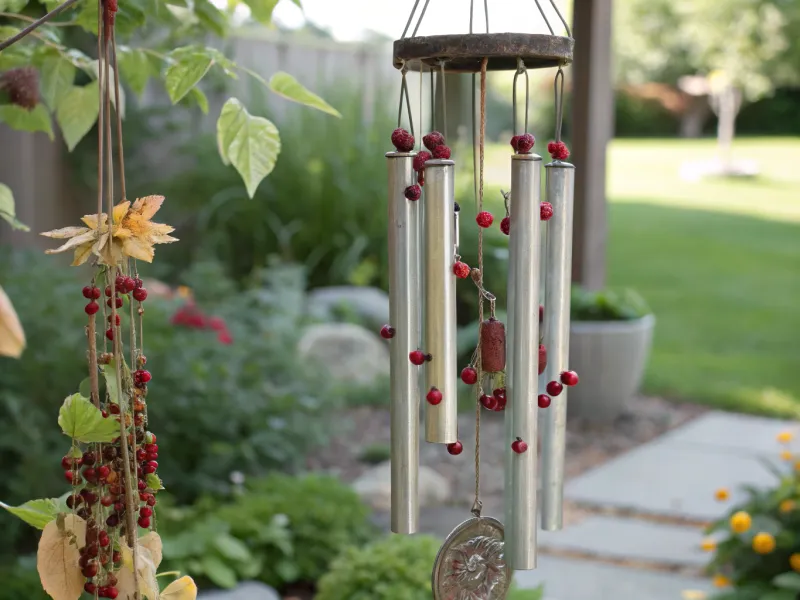 Cranberry Garden Wind Chimes