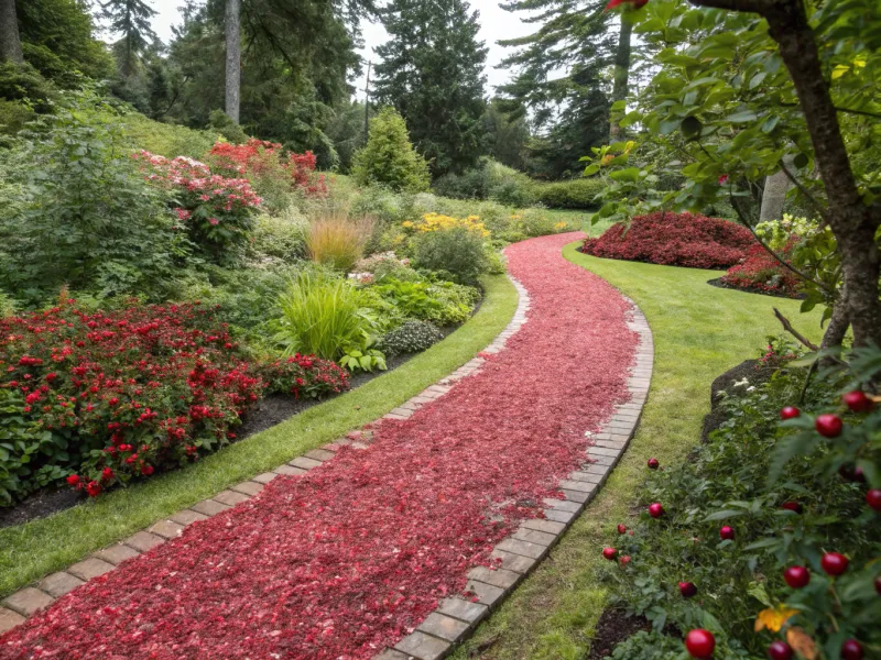 Cranberry Pathway Borders