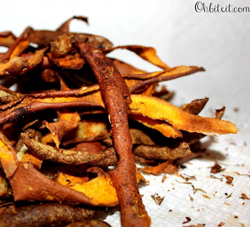 Create Potato Peel Chips