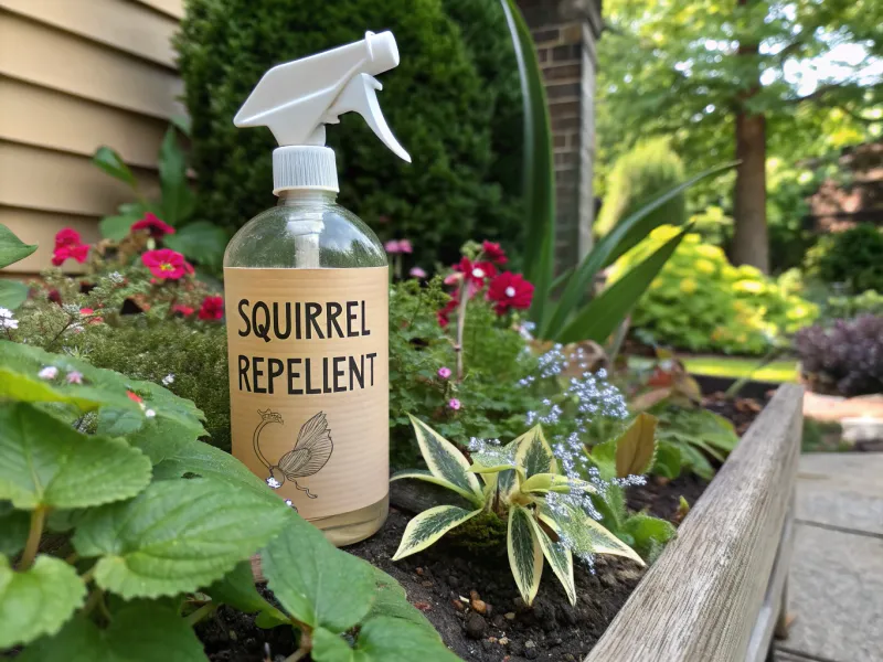 DIY Squirrel Repellent Spray