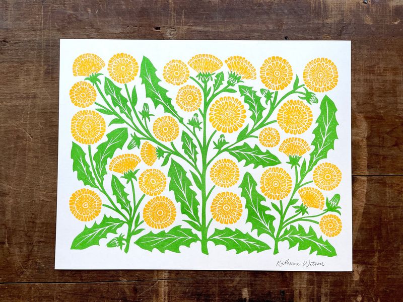 Dandelion Ink Printing