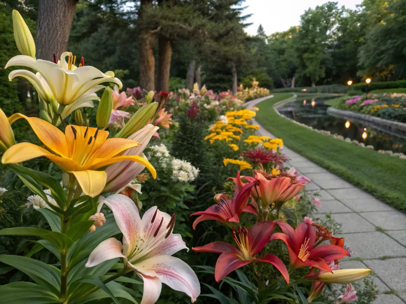 Diverse Lily Varieties