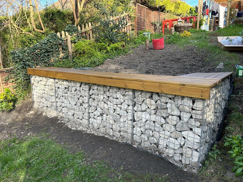 Gabion Wall Edging