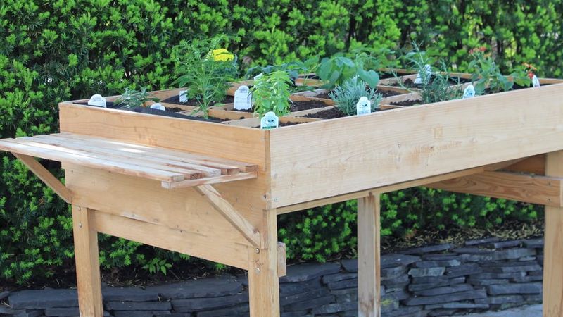 Garden Table Bed