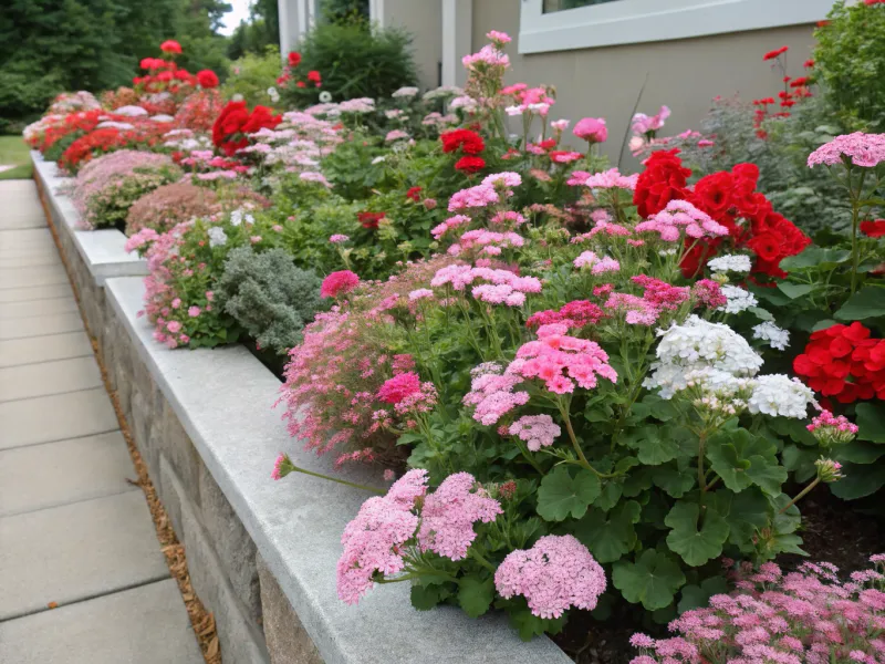 Geranium & Japanese Spirea