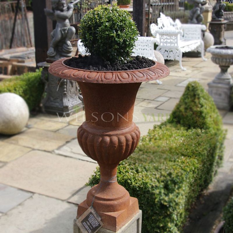 Gothic Iron Urns