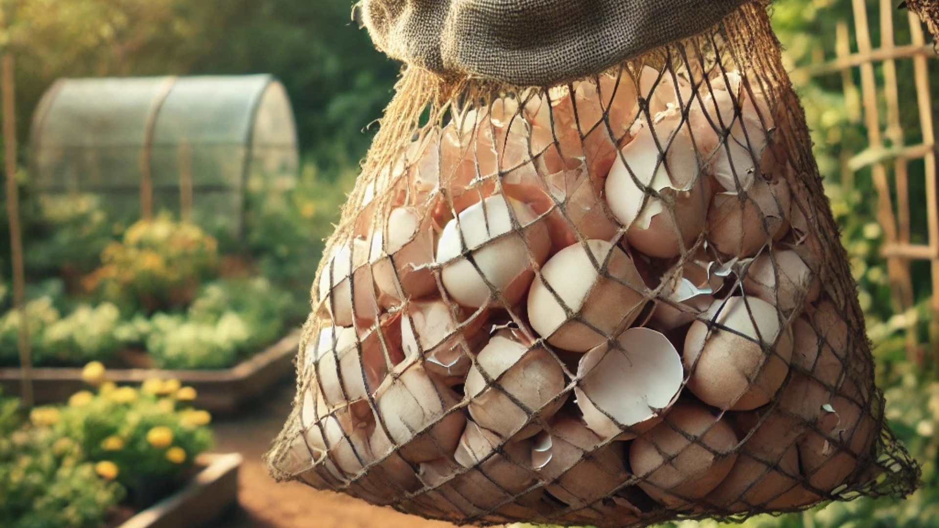 Hang A Mesh Bag Of Eggshells In Your Garden And Enjoy The Unexpected Perks