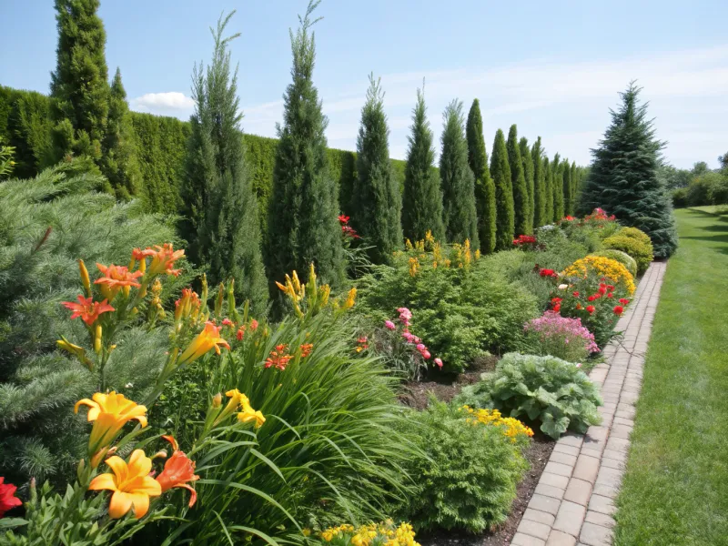 Juniper & Daylily