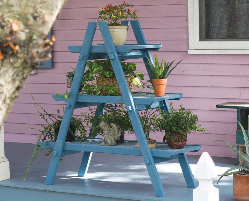 Ladder Plant Shelves