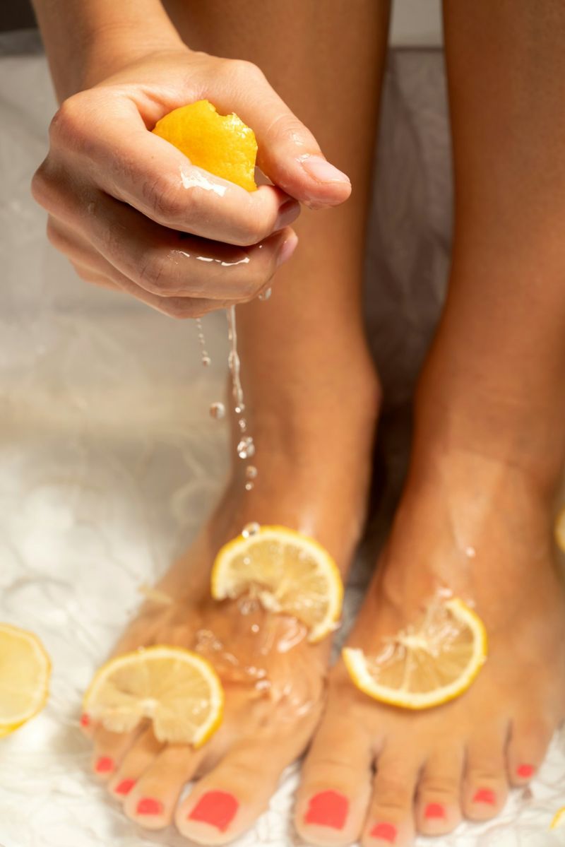 Lemon Peel Foot Soak