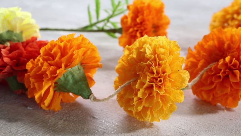 Marigold Floral Paper