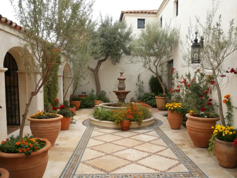 Mediterranean Courtyard