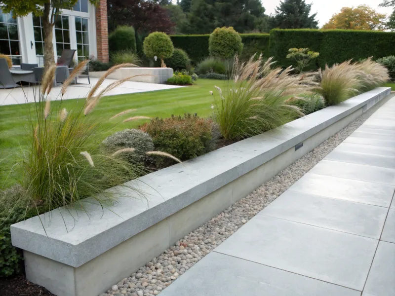 Modern Concrete Edging