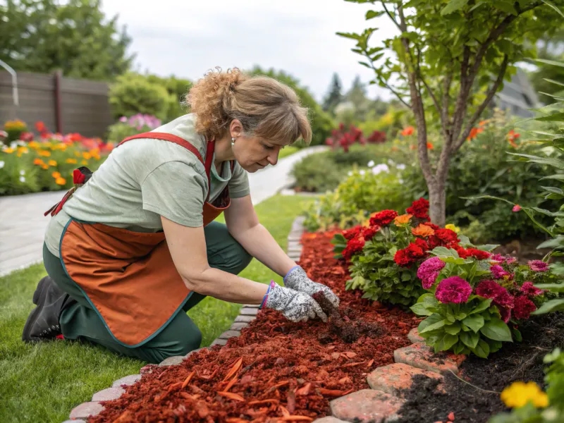 Natural Dye for Mulch