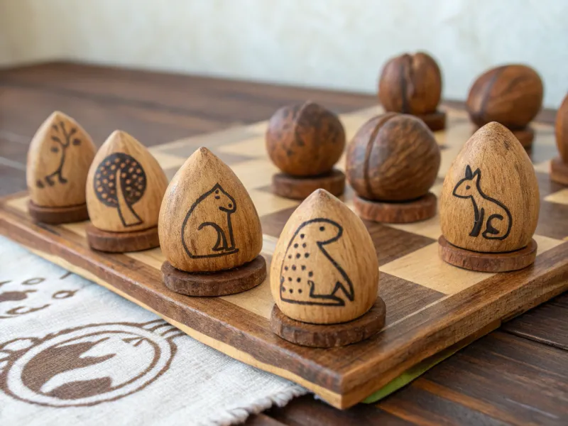 Natural Game Pieces