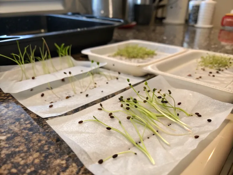 Paper Towel Pre-Sprouting