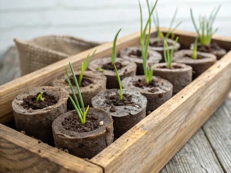 Peat Pellet Green Beans