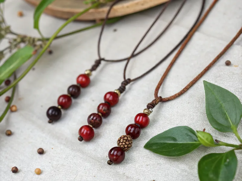 Pepper Seed Necklaces