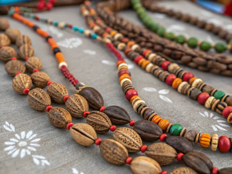 Persimmon Seed Necklaces