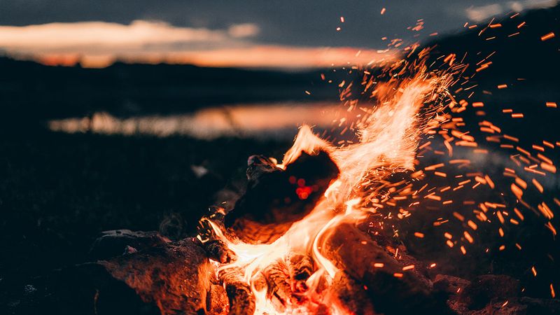 Potato Peel Fire Starter