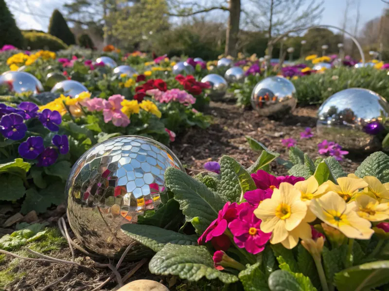 Reflective Garden Ornaments