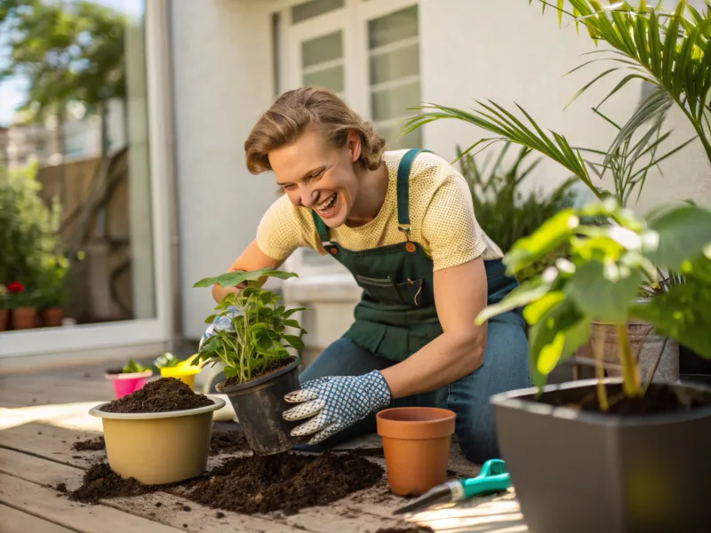 Repot the Plant