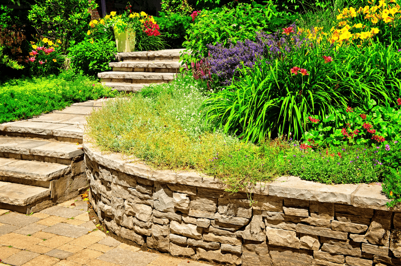 Retaining Wall Seating