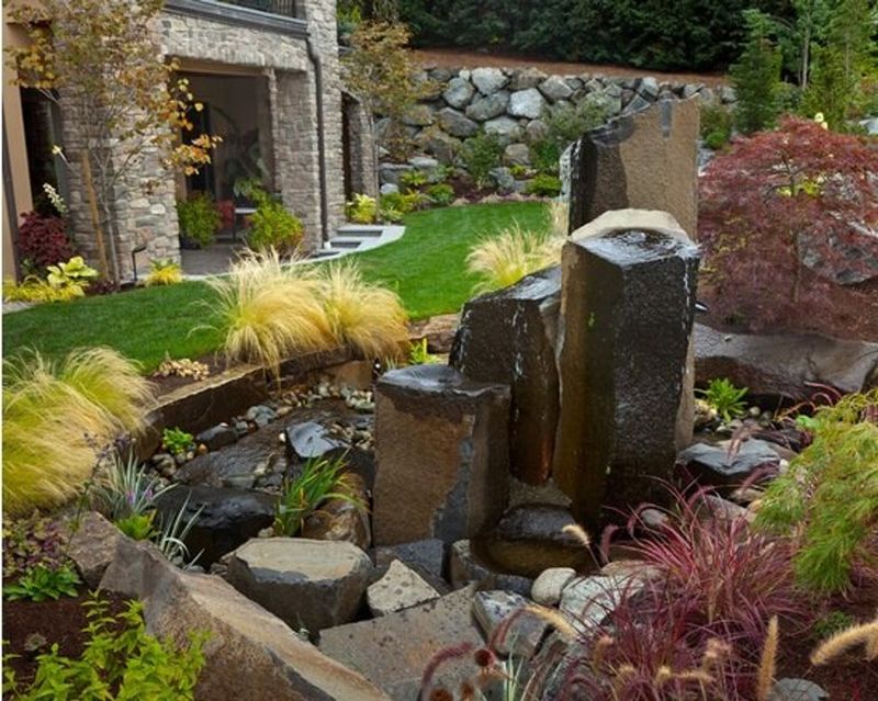 Rock Bubble Fountains