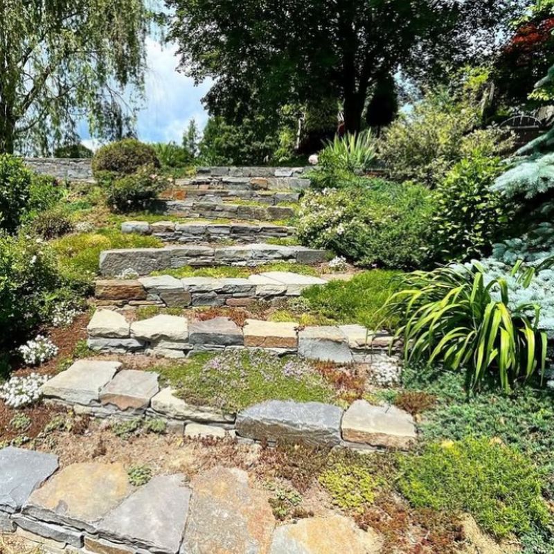 Rocky Garden Pathway