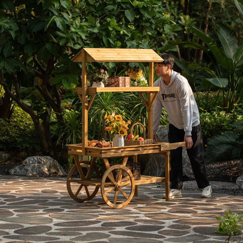 Rolling Plant Cart