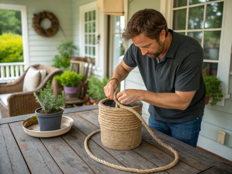 Rustic Rope Wrap