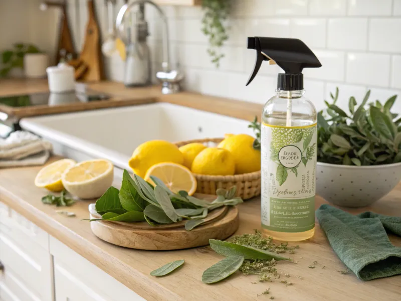 Sage-Infused Cleaning Spray