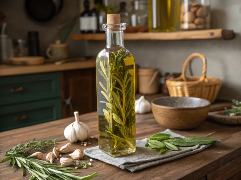 Sage-Infused Olive Oil