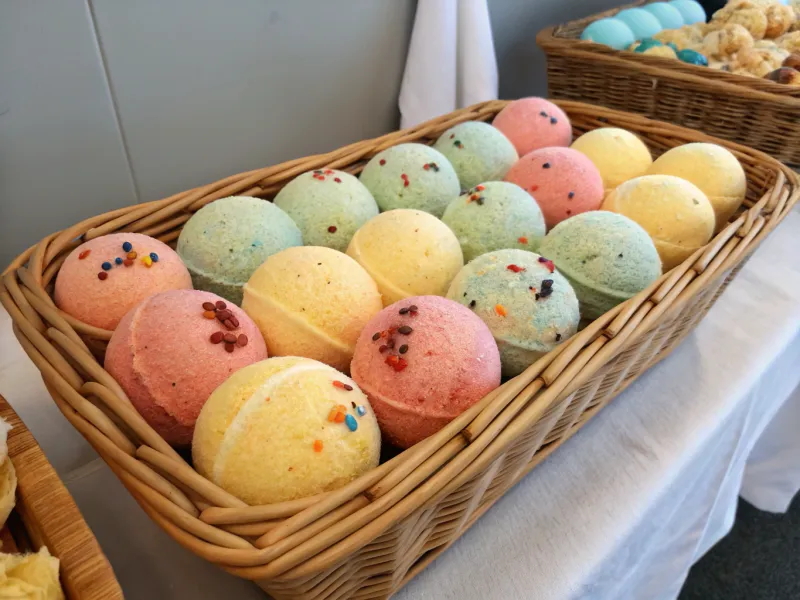 Seed-Infused Bath Bombs