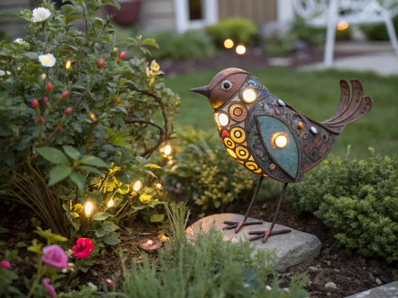 Solar Garden Sculptures