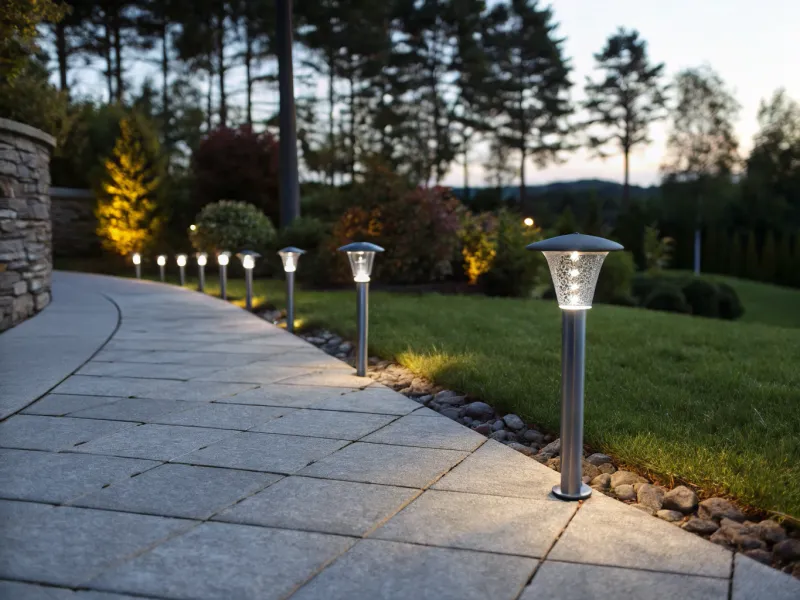 Solar-Powered Path Lights