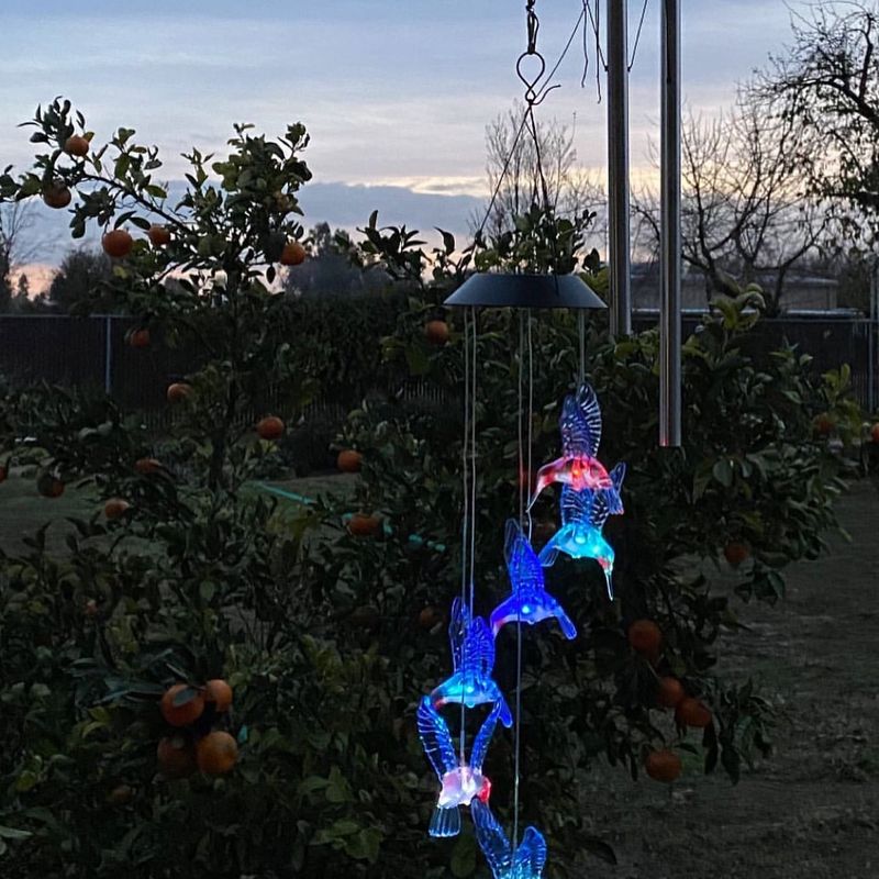 Solar-Powered Wind Chimes