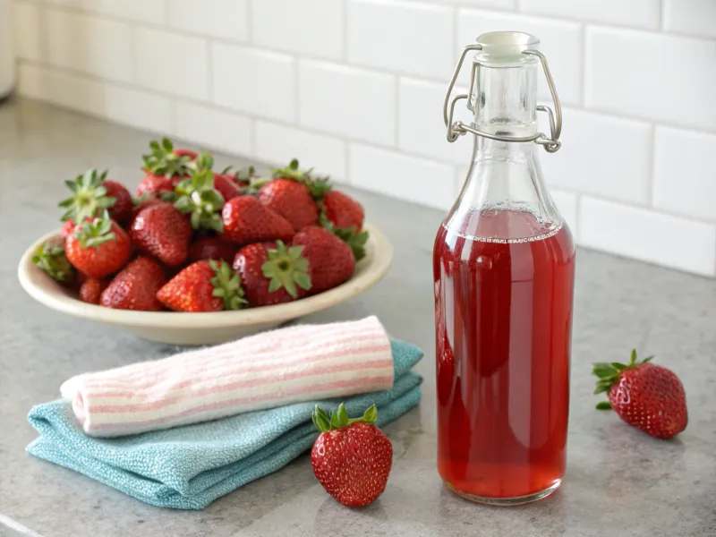 Strawberry Top Vinegar Cleaner