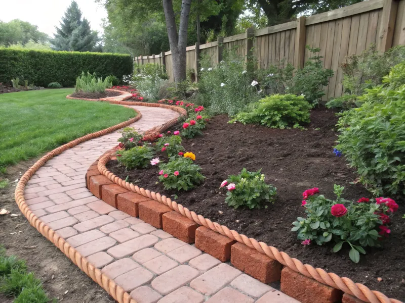 Terracotta Rope Edging