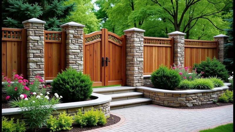 Tiered Stone and Timber