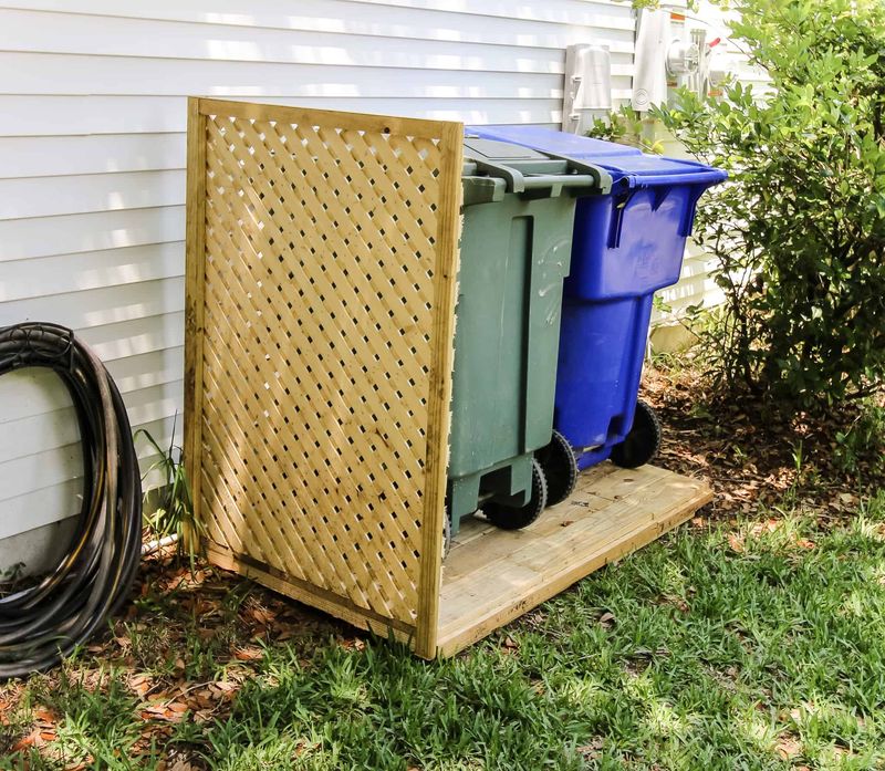 Unsightly Trash Bins