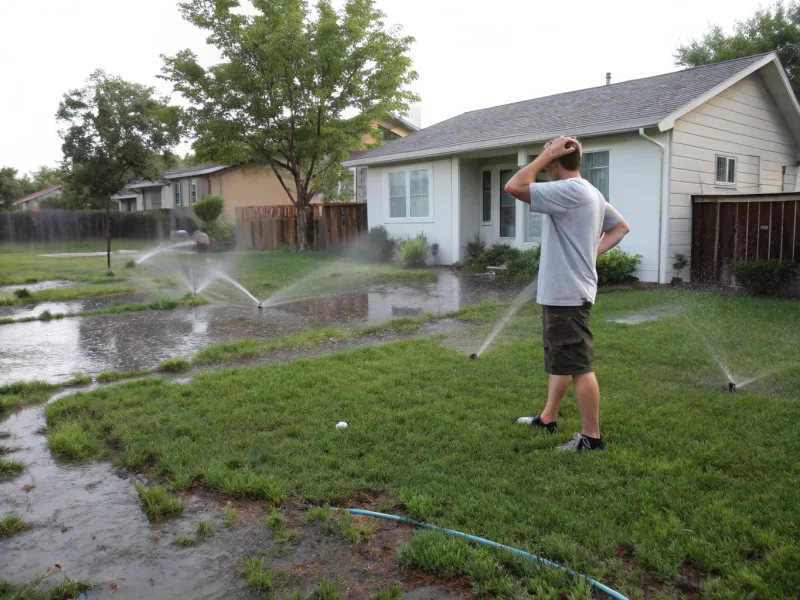 Using the Wrong Sprinkler Type