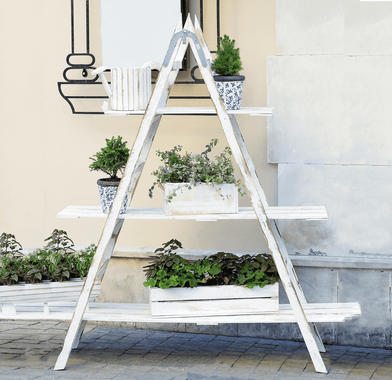 Vintage Ladder Shelf