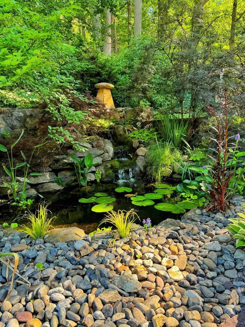 Water Features with Lily Pads