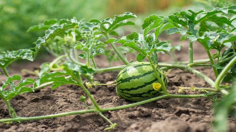 Watermelon Rind Garden Mulch