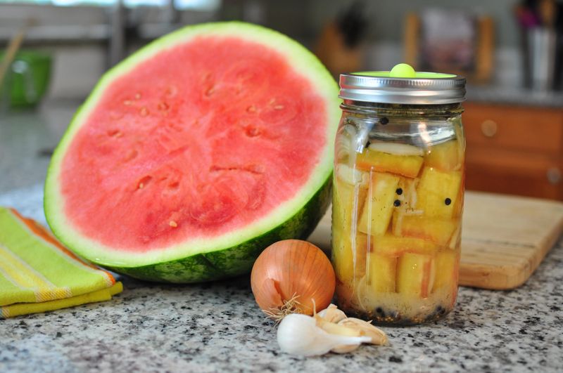 Watermelon Rind Pickle Relish