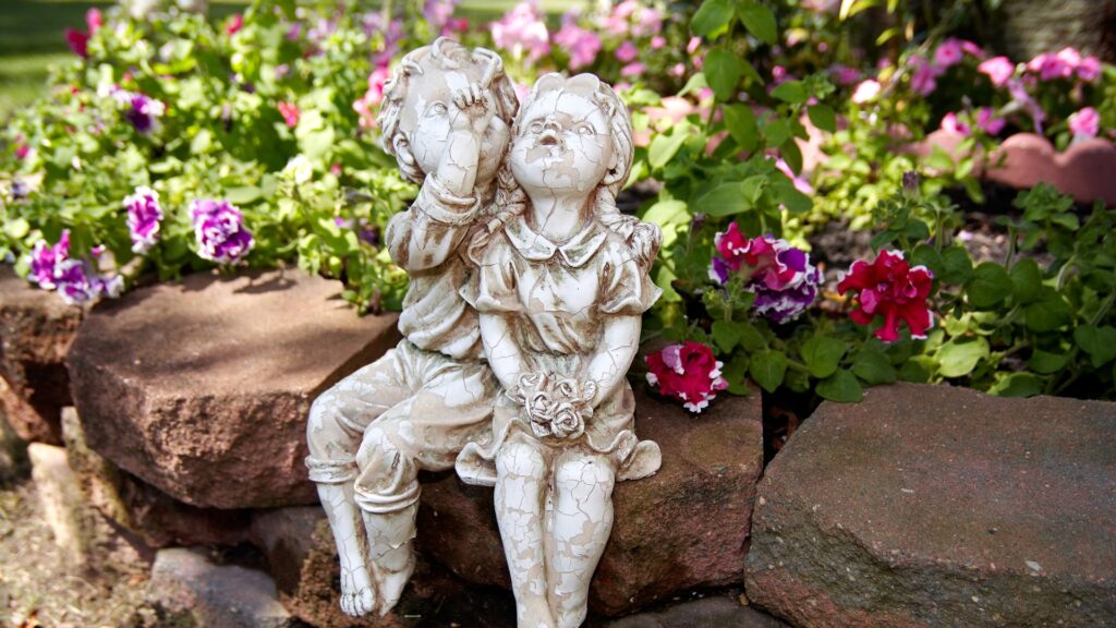 old garden statue