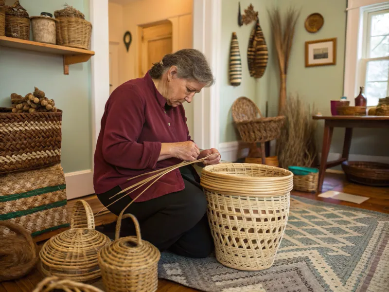 Woven Basket Cover