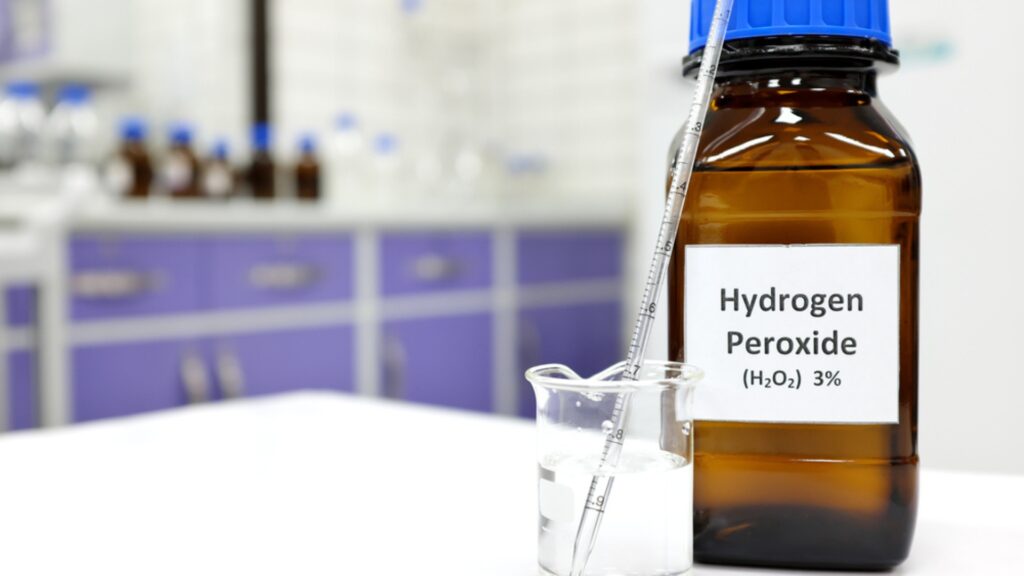 hydrogen peroxide bottle