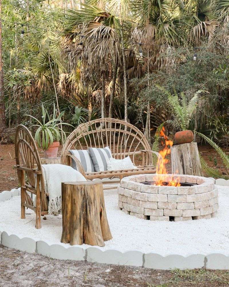 Cozy Fire Pit Area